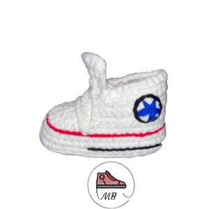Baby Crochet Mumybuddy- C Star White (0-12 Month's)