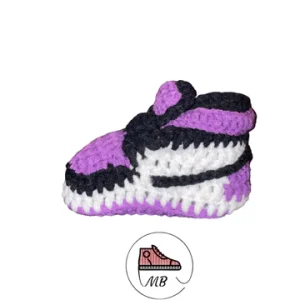 Baby Crochet Mumybuddy -1 Purple Cour Grape (0-12 Month's)