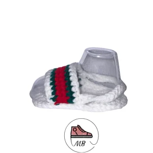 Baby Crochet Mumybuddy- G Slide Green White