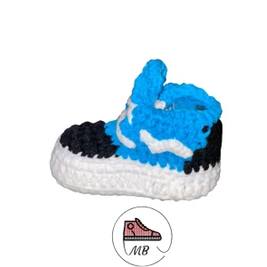Baby Crochet Mumybuddy-V SK8 Turquoise (0-12 Month's)